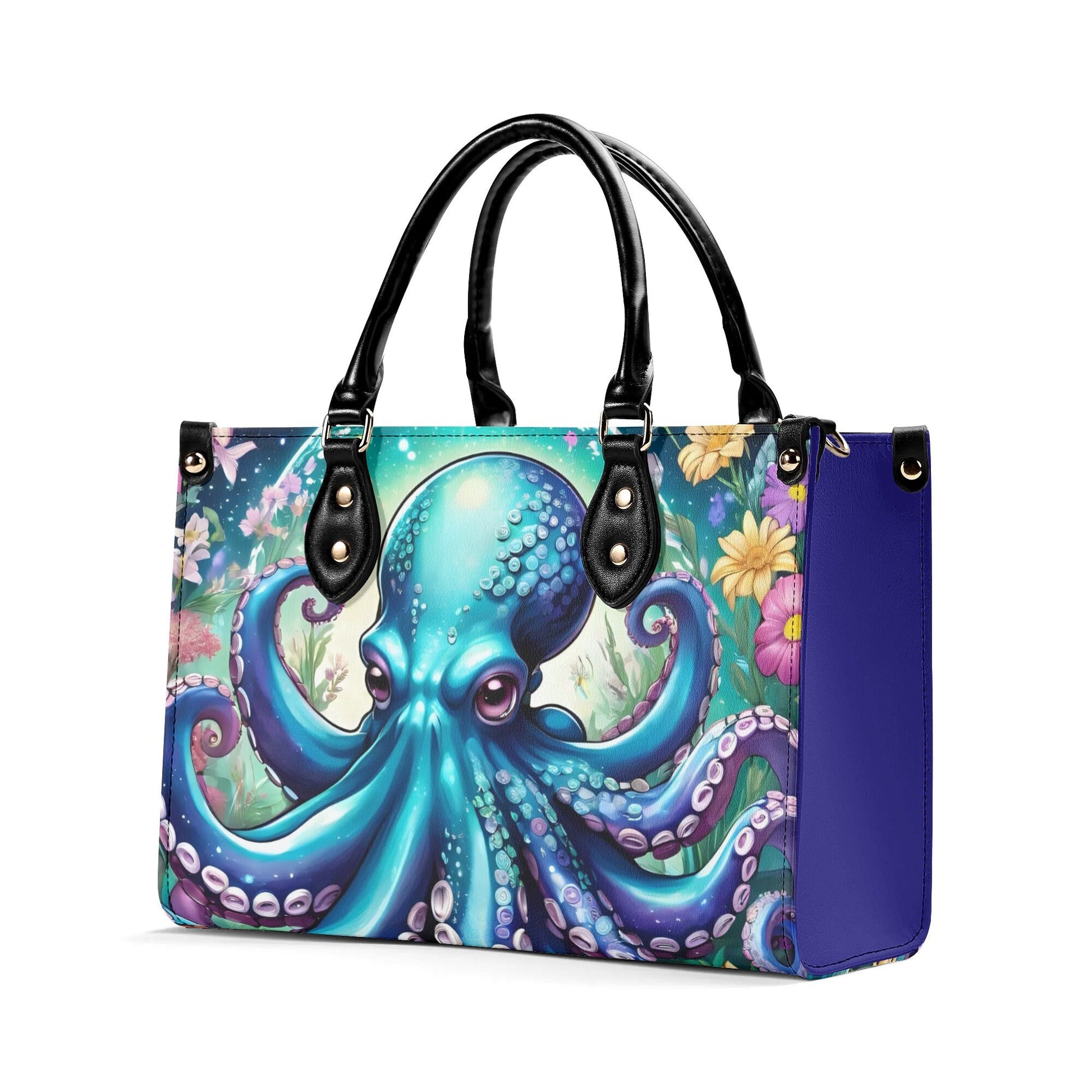 Octopus Women PU Leather Handbag, Octopus bag