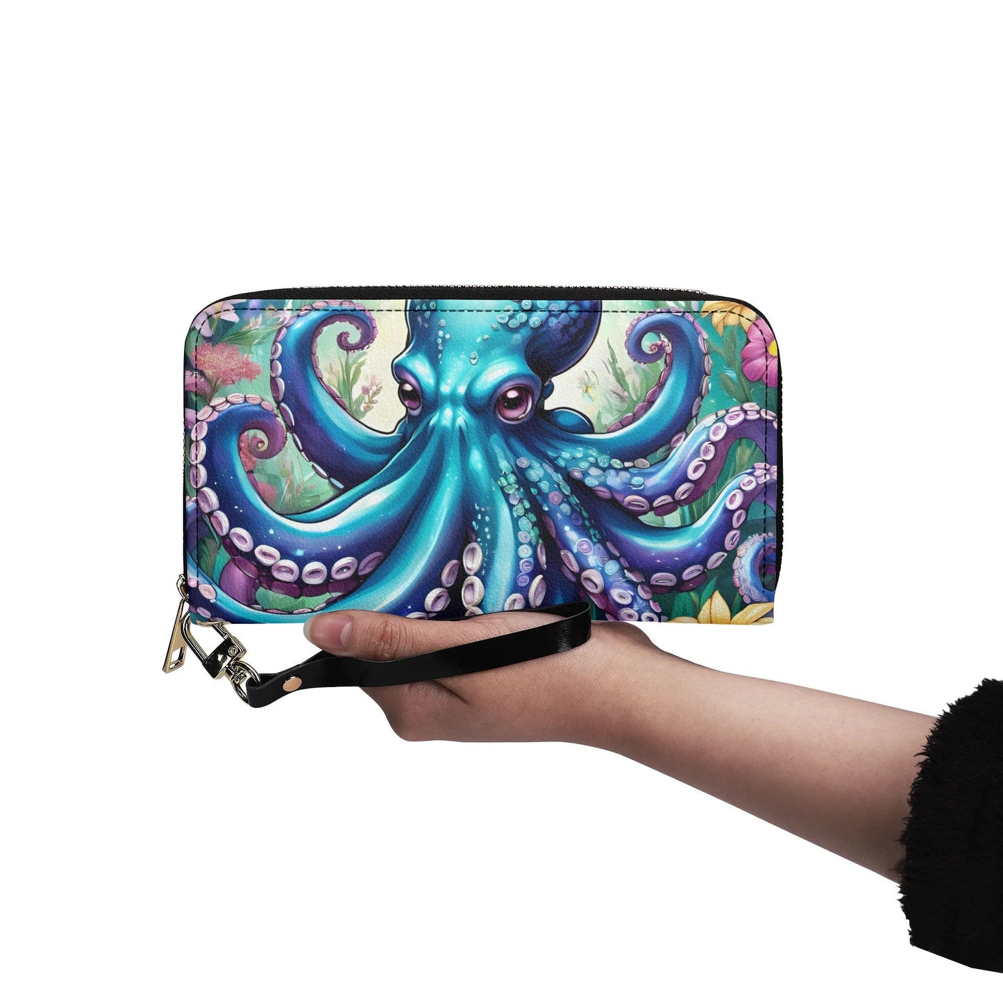 Octopus PU Leather Wallet