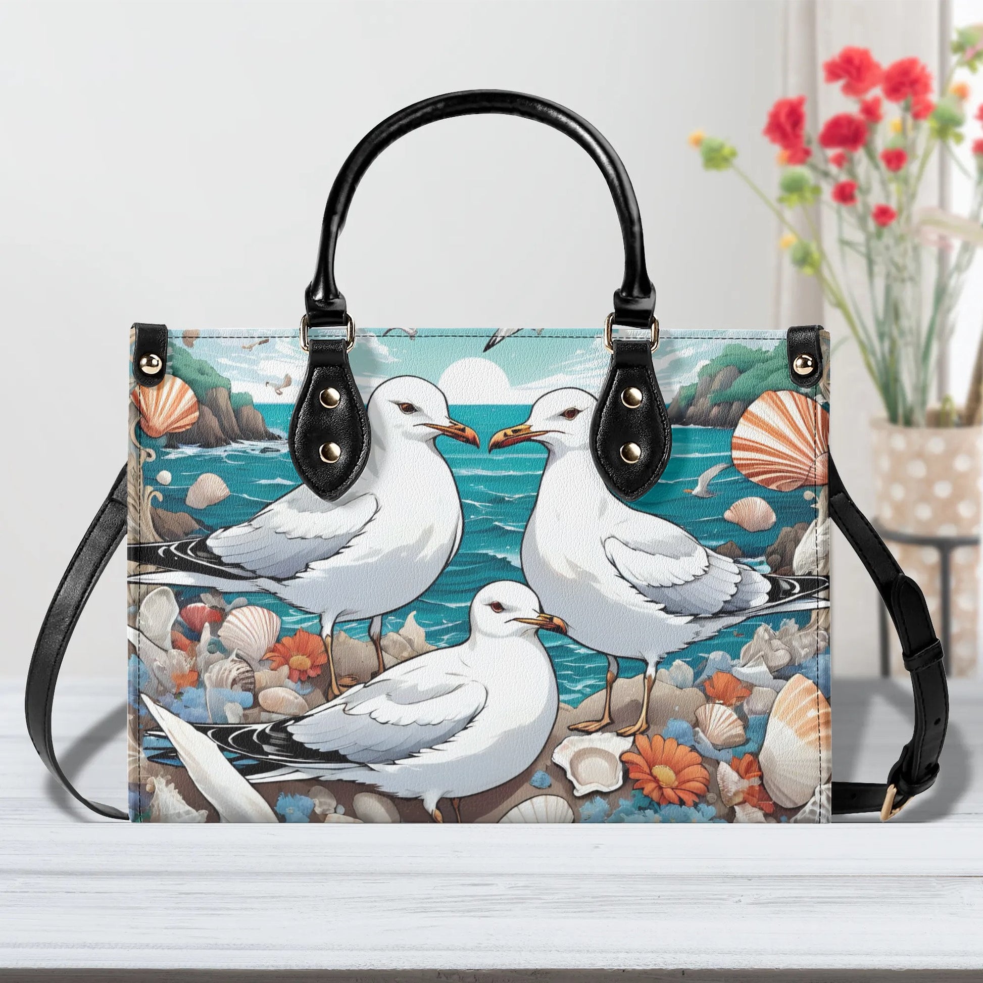 Seagull Women PU Leather Handbag