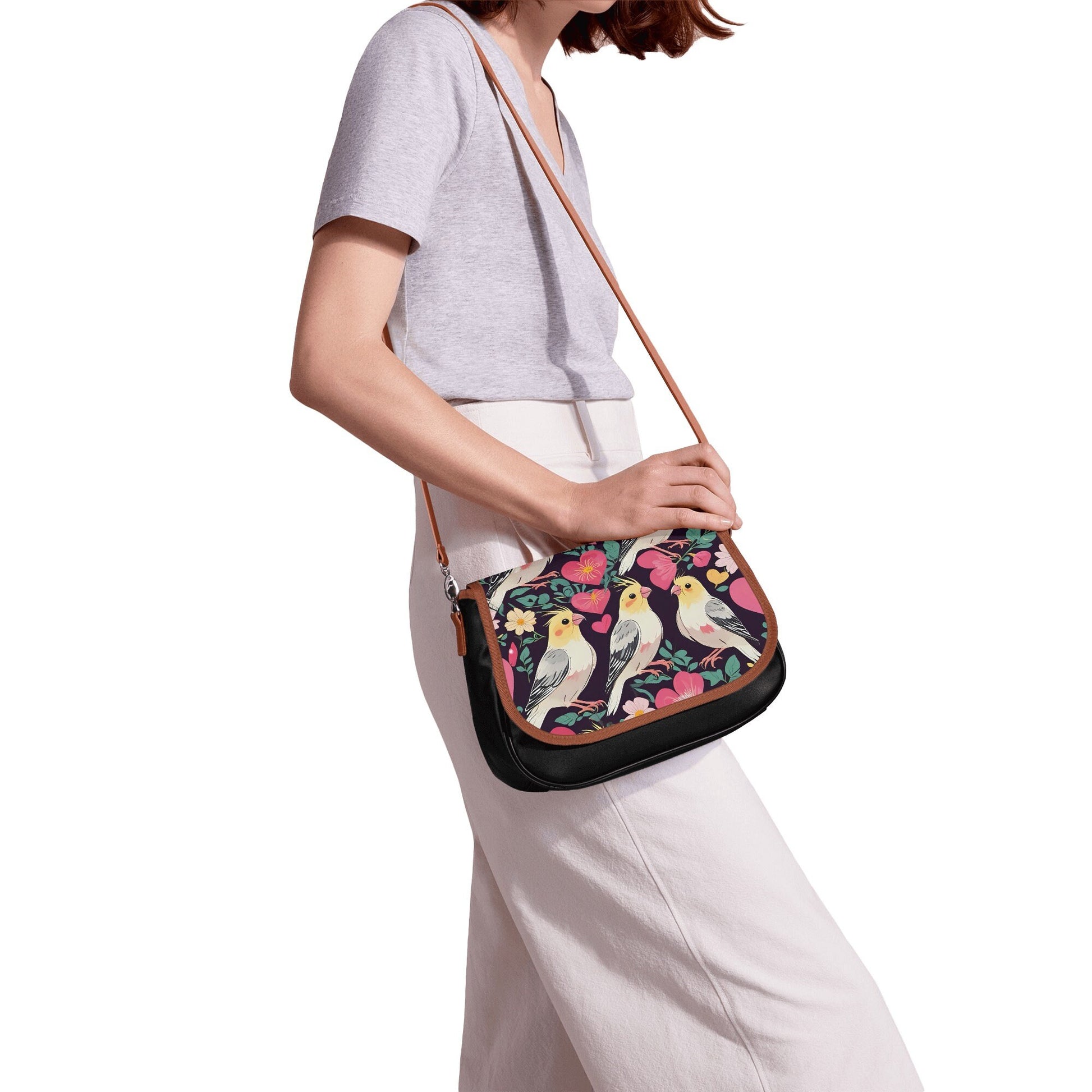 Cockatiel Classic Leather Shoulder bag