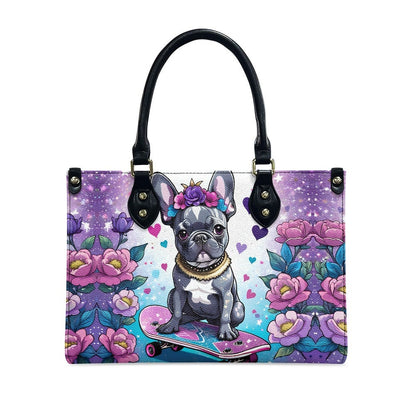 Frenchie Skater bag French Bulldog Skater Handbag shoulder bag tote