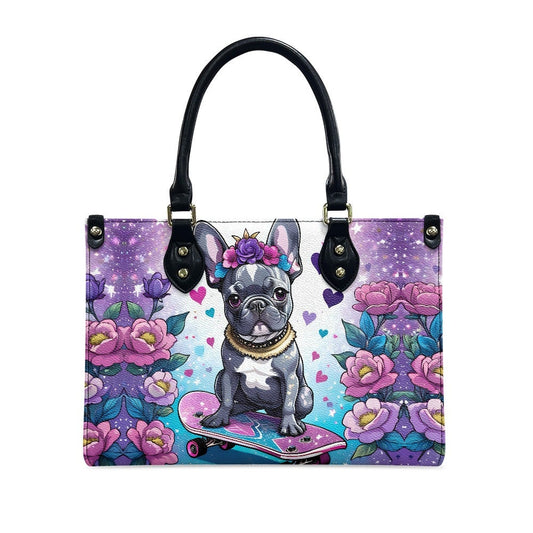 Frenchie Skater bag French Bulldog Skater Handbag shoulder bag tote