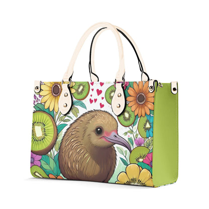 Kiwi Bird Women PU Leather Handbag purse bag