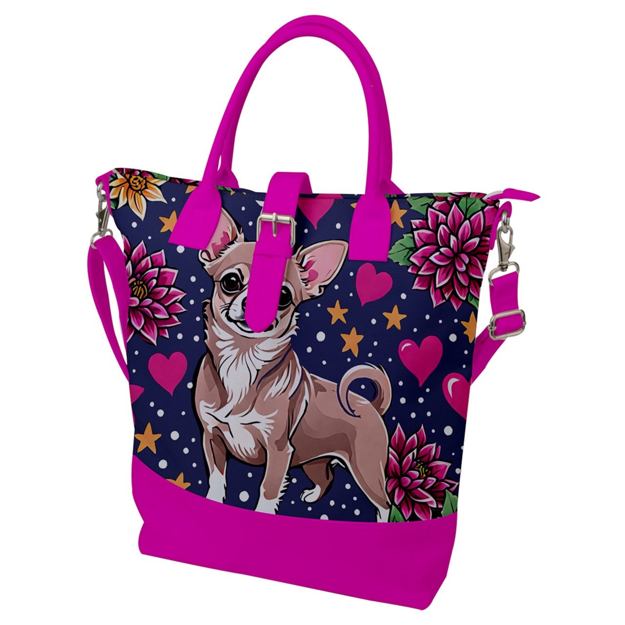 Chihuahua Tote Bat Purse