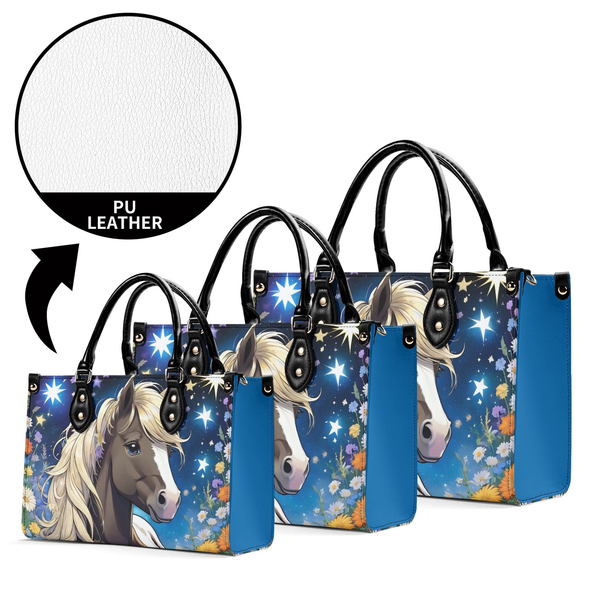 Shetland Pony Women PU Leather Handbag