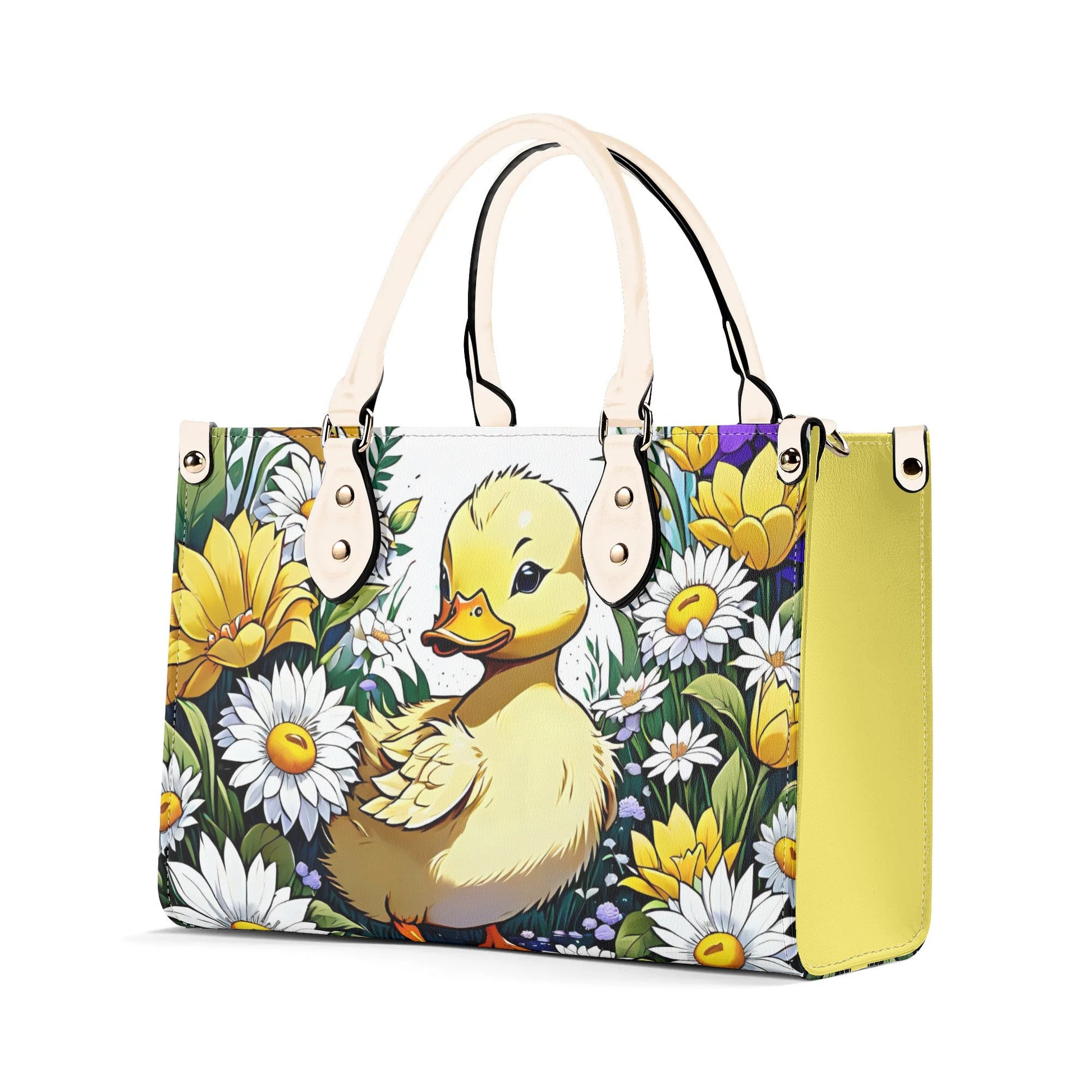 duckling baby duck Women PU Leather Handbag