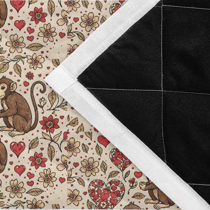monkey Print Quilt Bedding monkey quilt monkey baby bedding