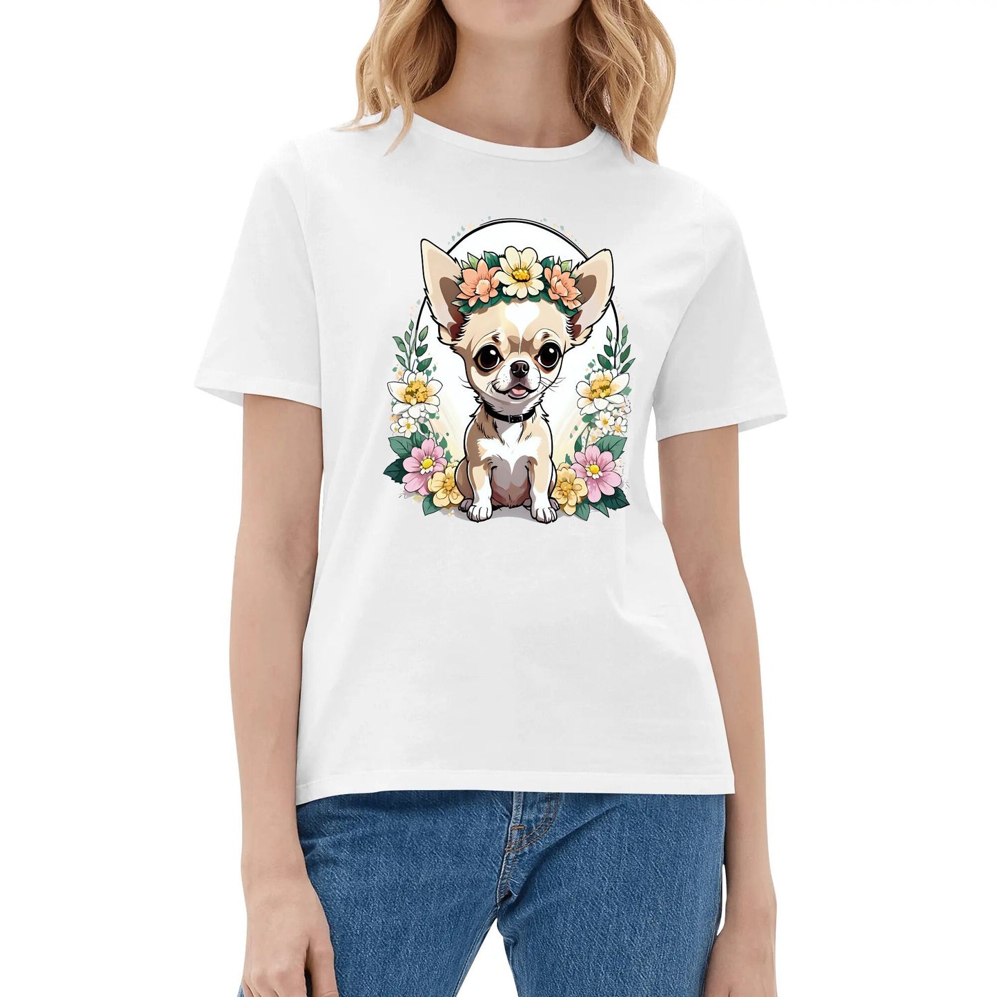 Chihuahua Women's Cotton Front  T Shirt