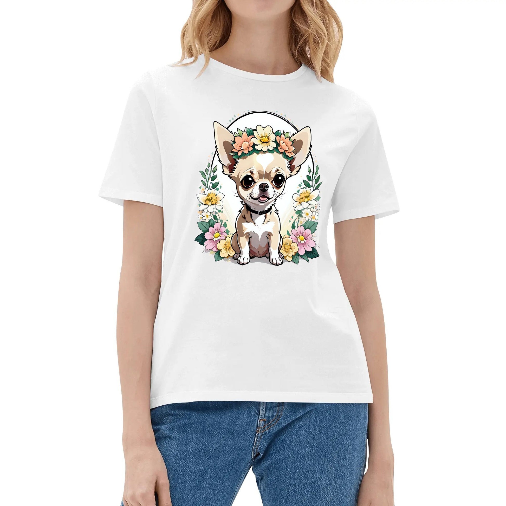 Chihuahua Women's Cotton Front  T Shirt