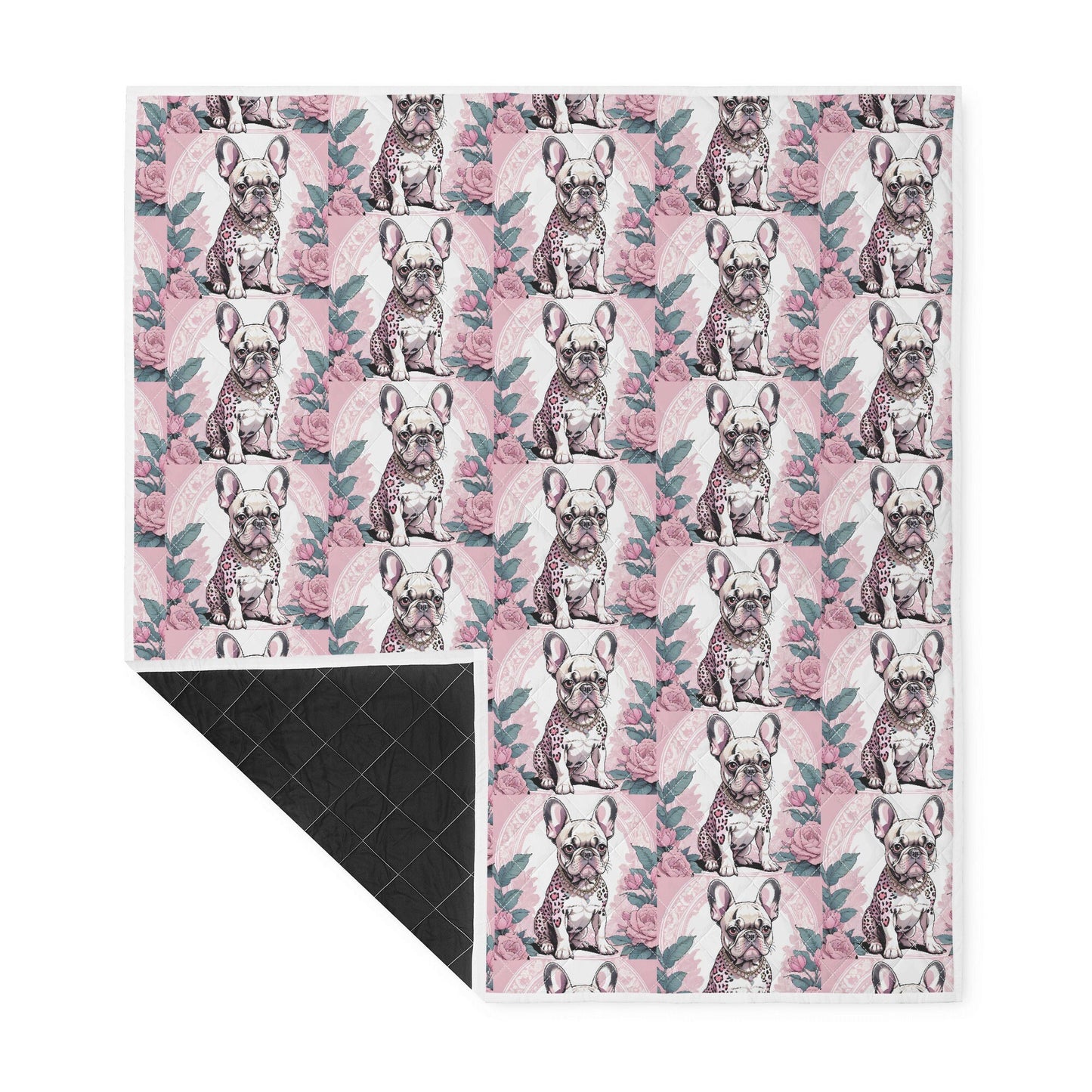 Frenchie Quilt French Bulldog Bedding frenchie bulldog gift