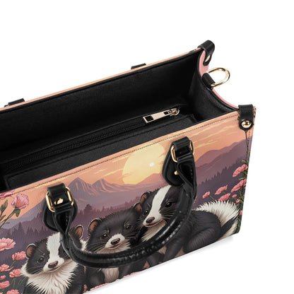 Skunks Women PU Leather Handbag