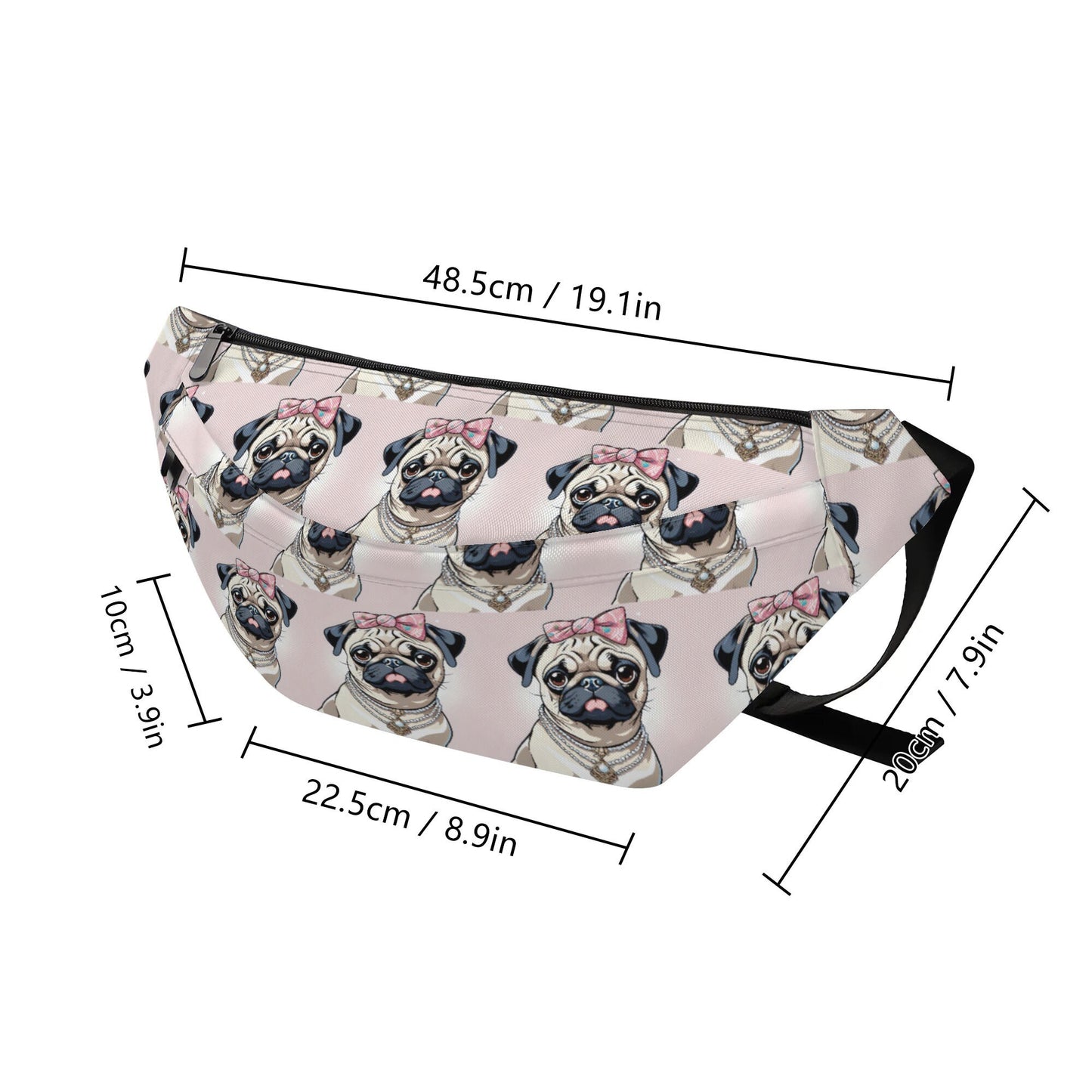 Pug Large Fanny Pack