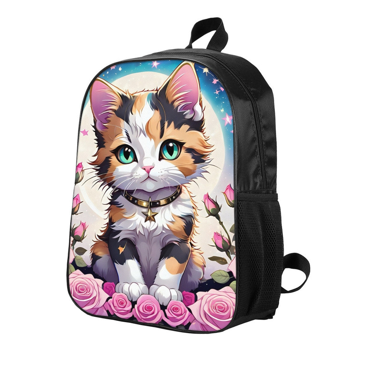 kitten calico Backpack, Lunch Bag and Pencil Case