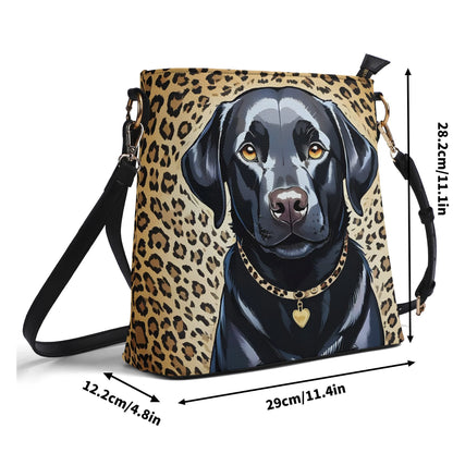 Labrador Retriever Women's PU Bucket Bag Shoulder Bag