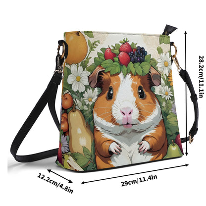 Guinea Pig Women's PU Bucket Bag Shoulder Bag