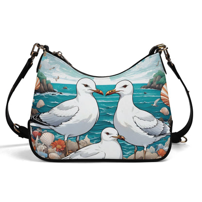Sea Gull Seagull Cross-body Bag With Chain Decoration