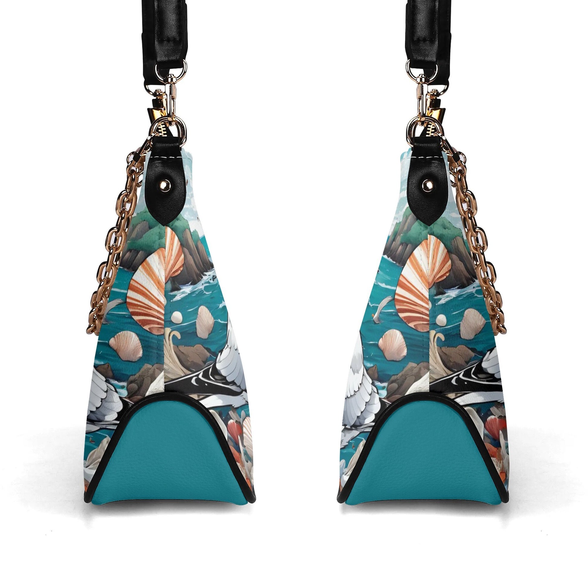 Sea Gull Seagull Cross-body Bag With Chain Decoration