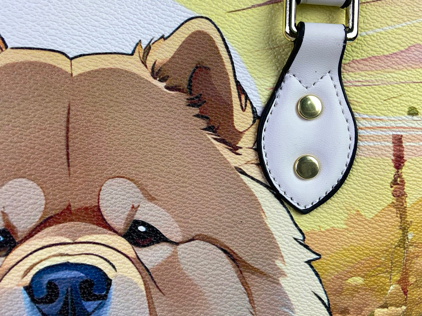 chow chow dog purse bag