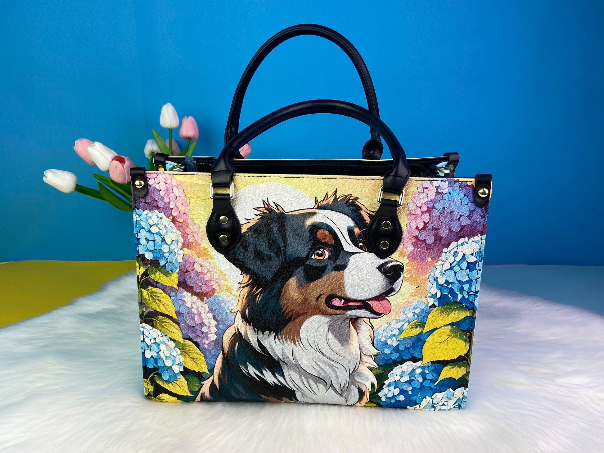 Australian Shepherd purse bag