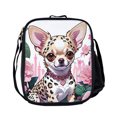 Chihuahua Backpack, chihuahua pencil case, chihuahua lunch bag, school supplies