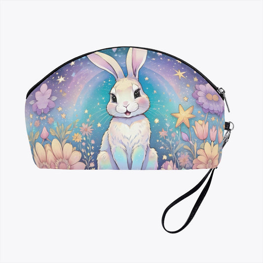 Bunny Rabbit Satchel Wristlet Toiletry Bag