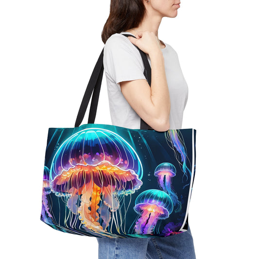 Jellyfish Weekender Tote Beach Bag