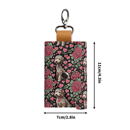 labradoodle Fashion PU Leather KeyChain Purse