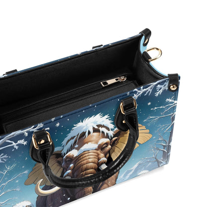 woolly mammoth Women PU Leather Handbag
