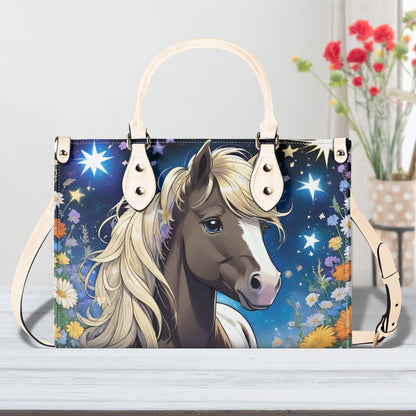 Shetland Pony Women PU Leather Handbag