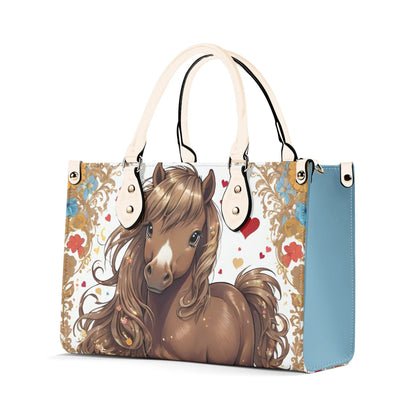 Shetland Pony Women PU Leather Handbag