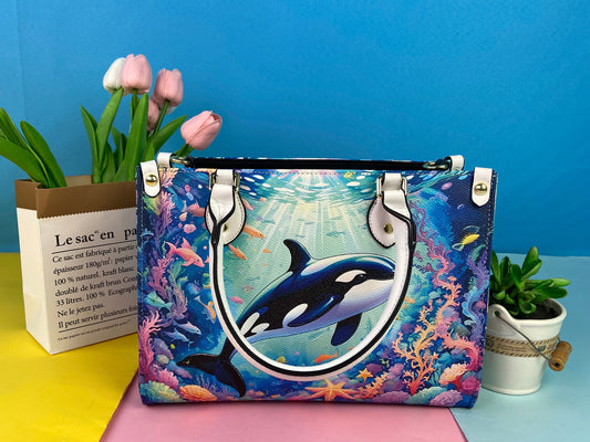 Orca whale bag purse