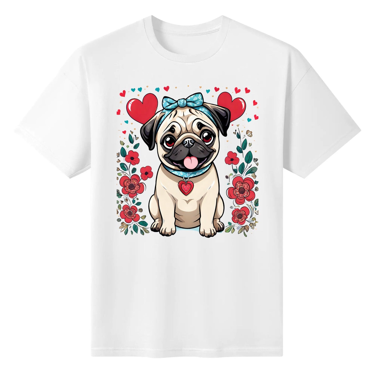 Pug Women's Cotton Front  T Shirt