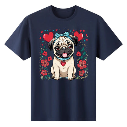 Pug Women's Cotton Front  T Shirt