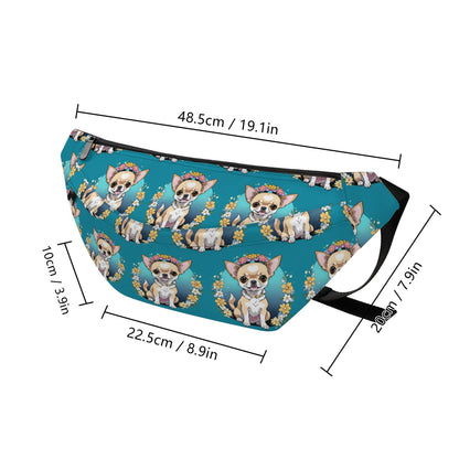 chihuahua Large Fanny Pack