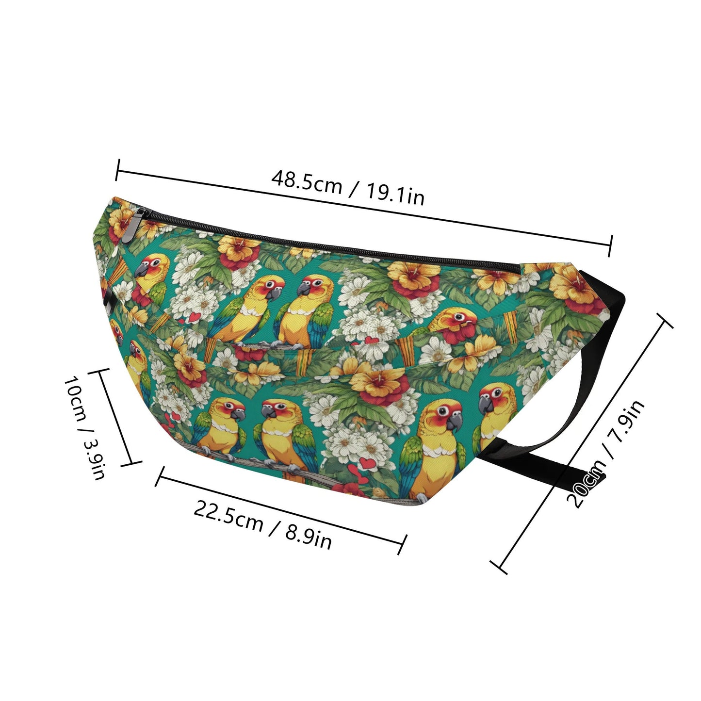 Parrot Sun Conure Large Fanny Pack