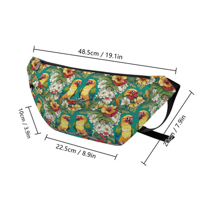 Parrot Sun Conure Large Fanny Pack