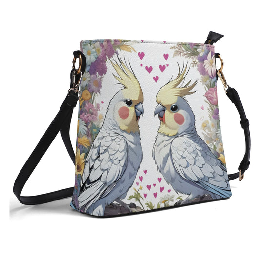 Cockatiel Women's Zipper Bucket Bag Shoulder Bag