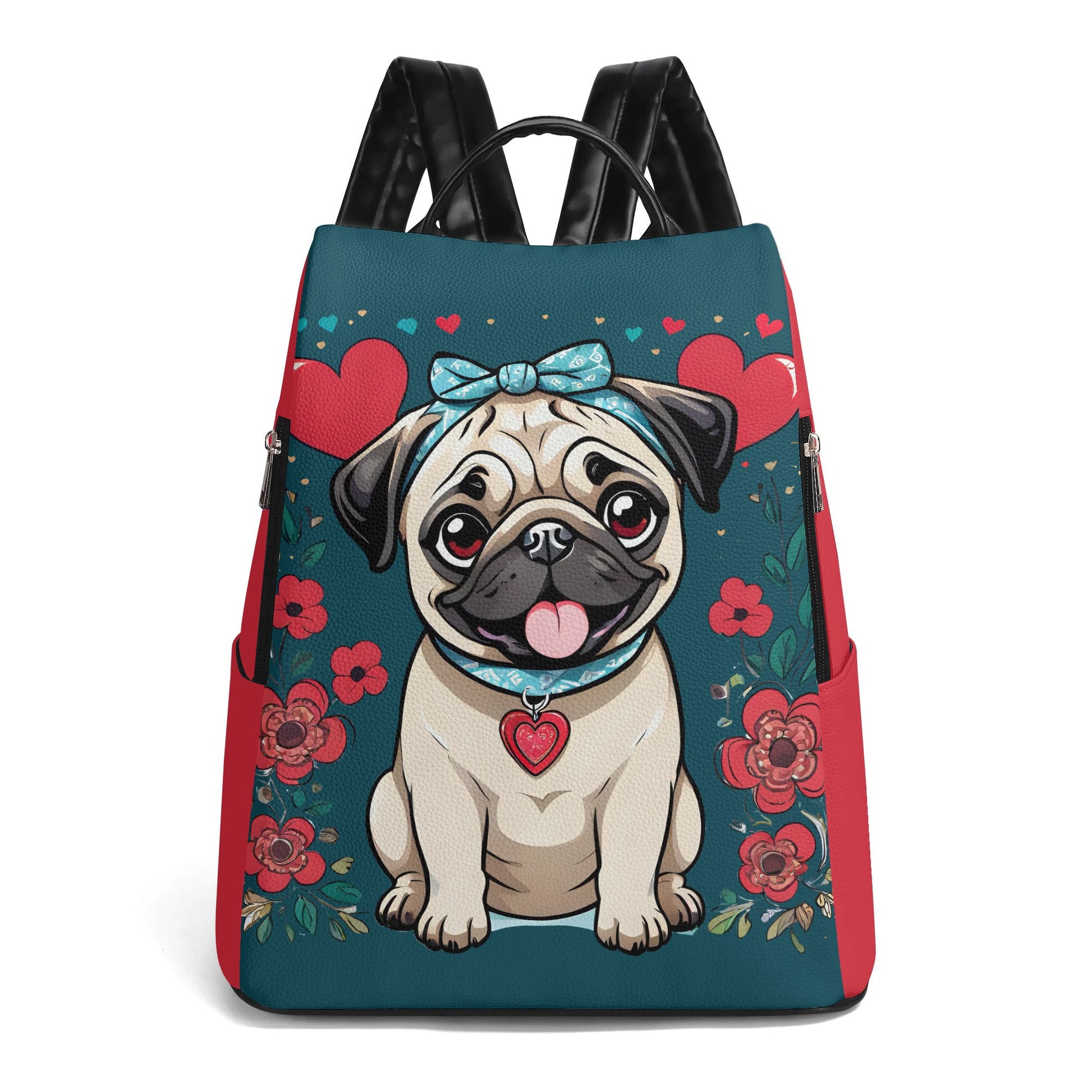 Pug Daypack Anti-theft Backpack