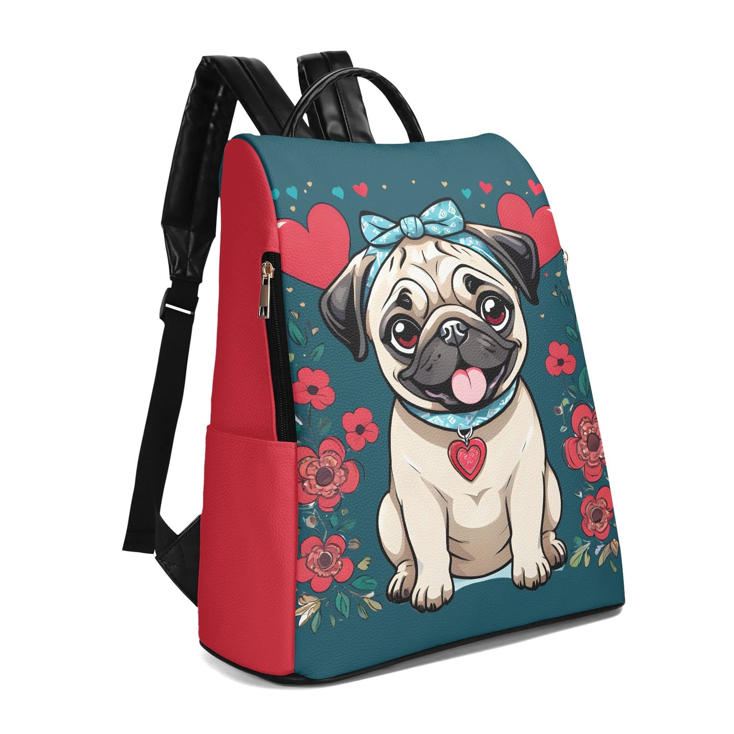 Pug Daypack Anti-theft Backpack