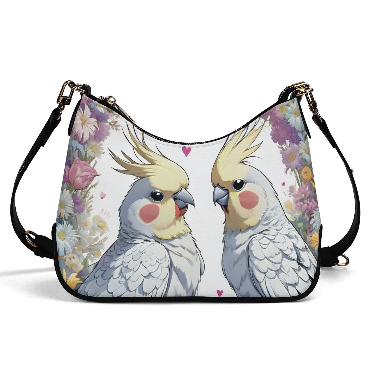 Cockatiel Cross-body Bag With Chain Decoration