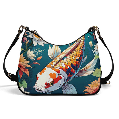 koi fish Cross-body Bag With Chain Decoration