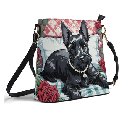 Scottish Terrier Women's PU Bucket Bag Shoulder Bag