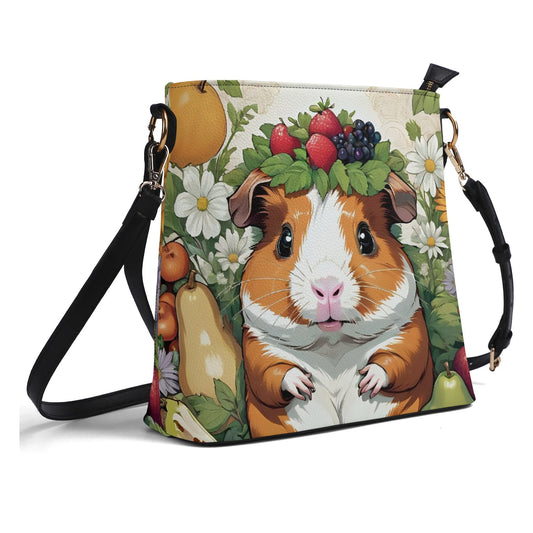 Guinea Pig Women's PU Bucket Bag Shoulder Bag