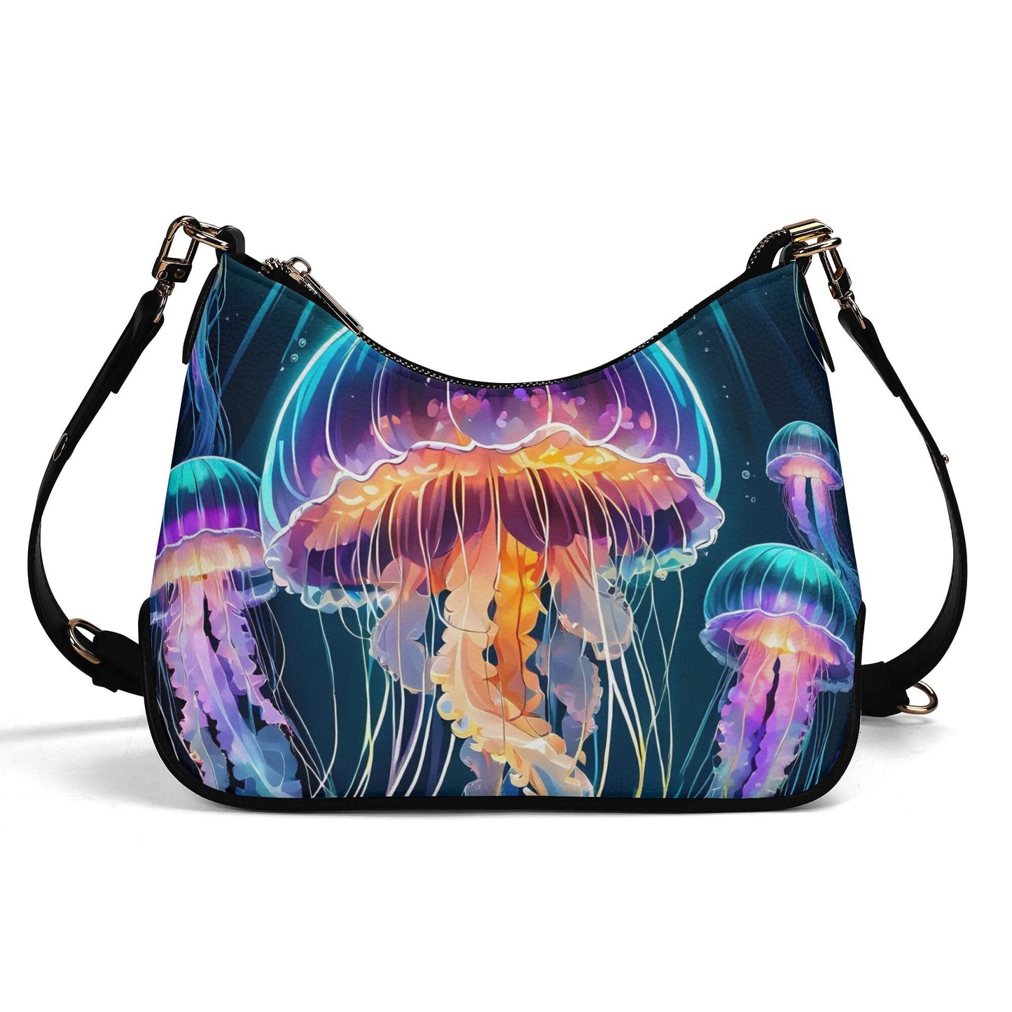 jelly fish Cross-body Bag With Chain Decoration