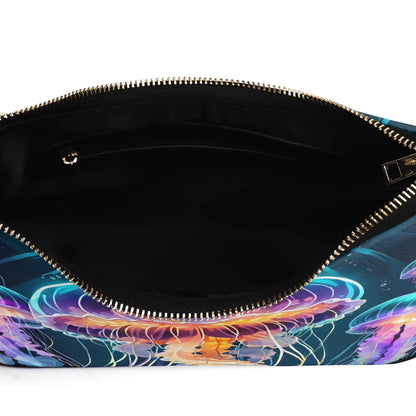 jelly fish Cross-body Bag With Chain Decoration