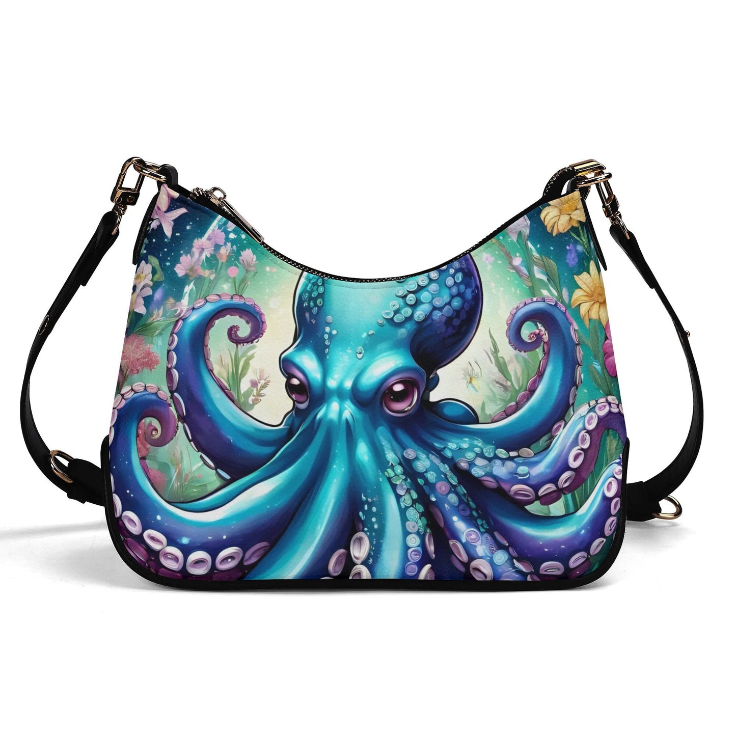 Octopus Cross-body Bag With Chain Decoration