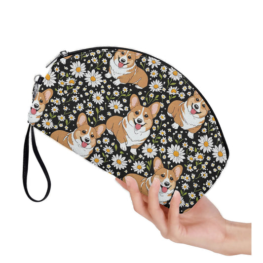 Corgi Curved Cosmetic Bag