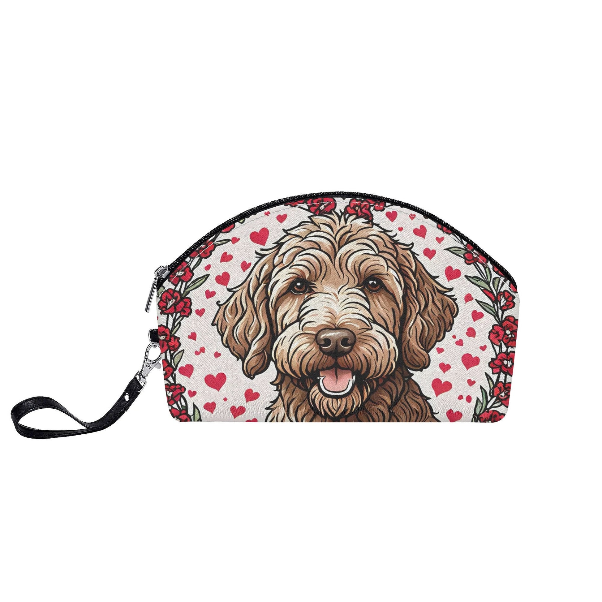 labradoodle Curved Cosmetic Bag