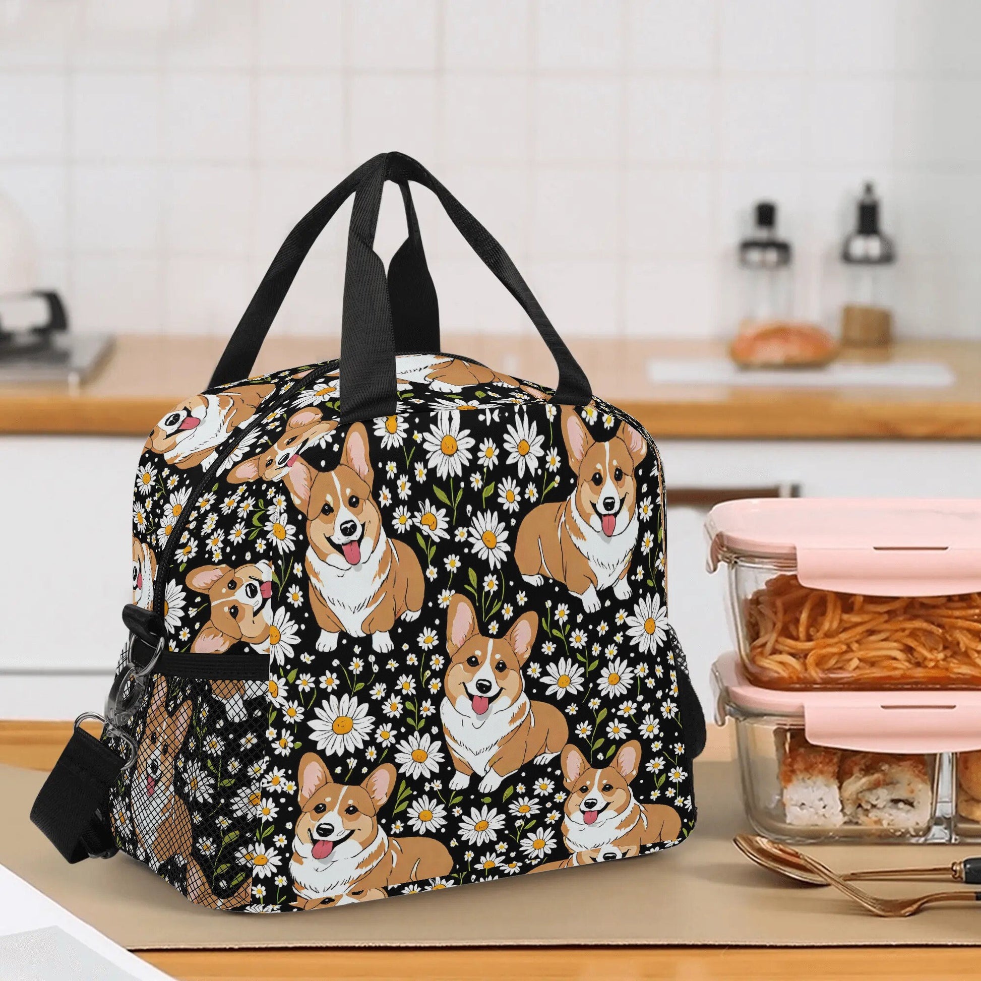 Corgi Printing Lunch Bag