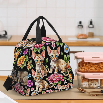 Sphinx Cat Sphinx Kitten Lunch Bag for work or school